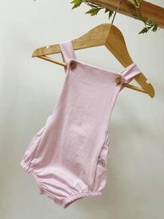 Pronta entrega - Romper baby rosa claro