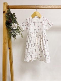 Pronta entrega - Vestido Mullet manga curta bengalinhas Marsala - comprar online