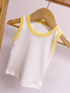 Pronta entrega - regata baby retrô canelado na internet