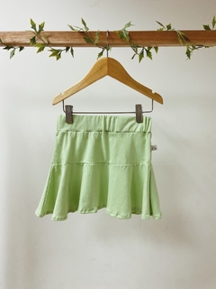 Pronta entrega - Saia babado verde fabula - comprar online