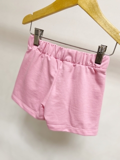 Pronta entrega - Shorts saia kids moletinho tutti-frutti - loja online
