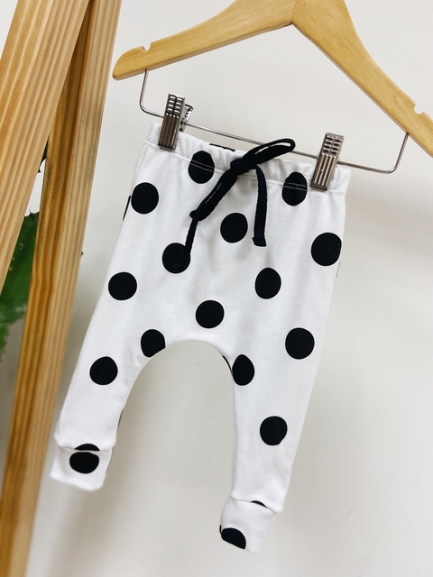 pronta entrega - Calça Baby Harém Bolas
