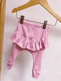 Pronta entrega - calça baby babado canelado