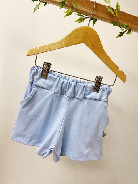 Pronta entrega - shorts bolso lateral Aqua