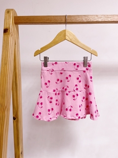 Pronta entrega - Saia babado cherry - comprar online