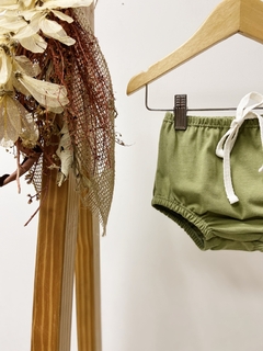 Pronta entrega - Bloomer liso basics oliva - loja online