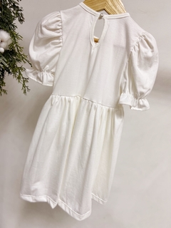 Pronta entrega - Vestido Mullet kids manga princesa off na internet