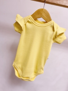 Pronta entrega - Body manga curta babado canelado - comprar online