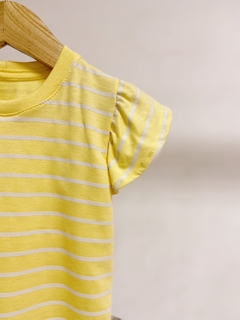 Pronta entrega - Blusa babado yellow Stripes - comprar online
