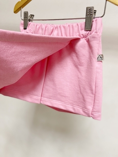 Pronta entrega - Shorts saia kids moletinho tutti-frutti - comprar online