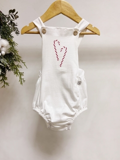 Pronta entrega - Romper baby off bengalinha coração marsala - comprar online