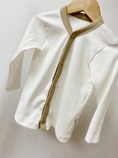 PRONTA ENTREGA - CARDIGAN Kids CANELADO retro detalhe areia - comprar online