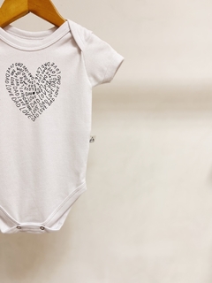 Imagem do Pronta entrega - Body LOVE DAD branco