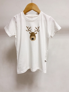 Pronta entrega - Camiseta kids off manga curta rena na internet