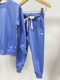 Pronta entrega - Conjunto kids moletinho blue - You Boy Kids