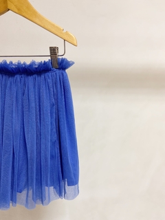 pronta entrega - saia tule blue - comprar online