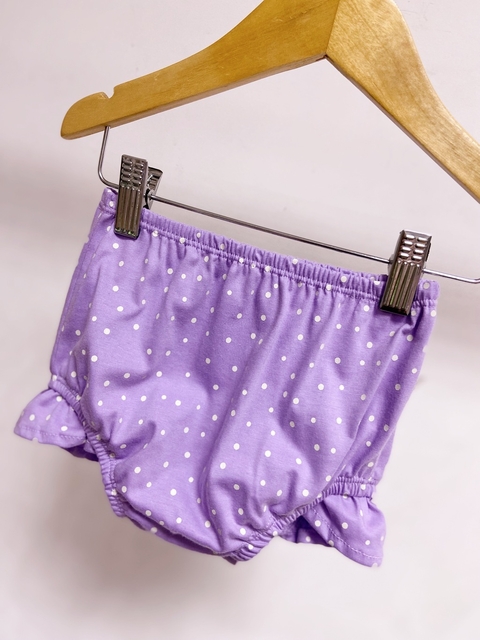 Pronta entrega - Bloomer babado mini poá