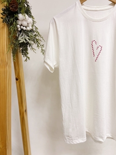 Pronta entrega - Camiseta adulta feminina off manga curta bengalinha marsala coração - You Boy Kids