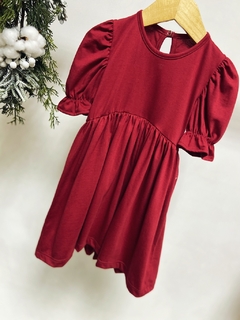 Pronta entrega - Vestido Mullet kids manga princesa Marsala - comprar online