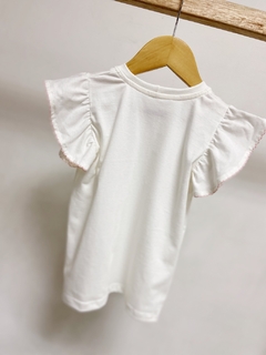 Pronta entrega - blusa babado off picueta tutti-frutti - loja online