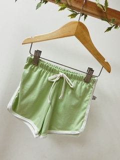 Pronta entrega - Shorts boxer retrô verde fabula - You Boy Kids