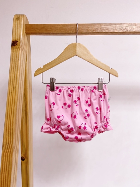 Pronta entrega - Bloomer babado cherry