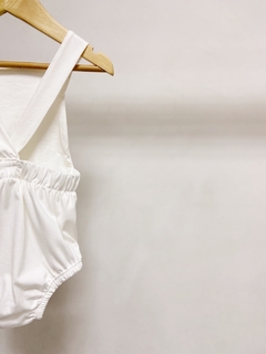 Imagem do Pronta entrega - Romper baby off bengalinha coração marsala