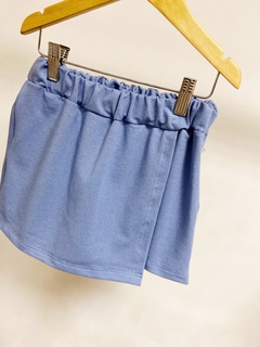Pronta entrega - Shorts saia kids denim - comprar online