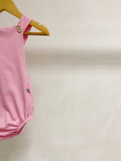 Pronta entrega - Romper baby liso yellow