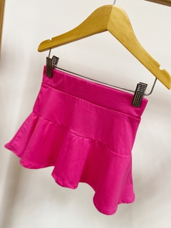 Pronta entrega - Saia kids babado pitaya - comprar online