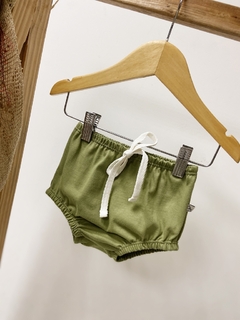 Pronta entrega - Bloomer liso basics oliva