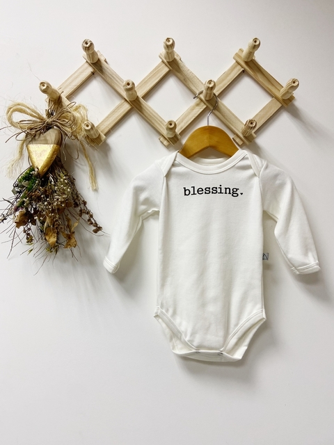 Pronta entrega - Body manga longa Blessing Off