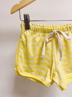 Pronta entrega - shorts boxer kids yellow Stripes