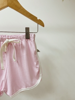 Pronta entrega - Shorts boxer retrô rosa claro - comprar online