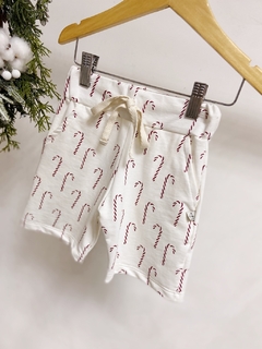 Pronta - Bermuda Jogger kids bengalinhas marsala