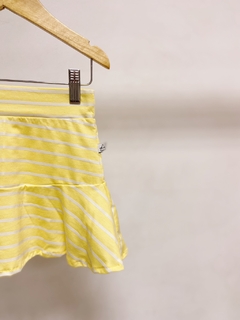 Pronta entrega - Saia babado yellow Stripes - loja online