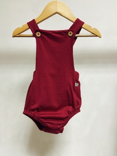 Pronta entrega - Romper baby marsala - You Boy Kids