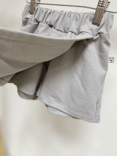 Pronta entrega - Shorts saia kids moletinho - You Boy Kids