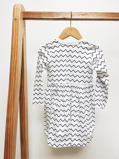 Pronta Entrega - Vestido Mullet manga longa zig-zag - You Boy Kids