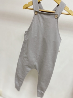 Pronta entrega - jardineira kids longa botões madeira moletinho na internet