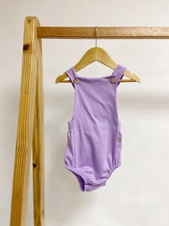 Pronta entrega - Romper baby liso lilac