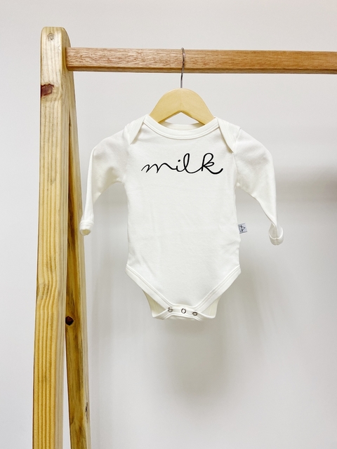 Pronta entrega - Body manga longa MILK off