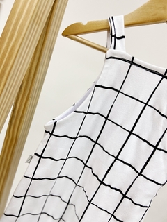 Imagem do Pronta entrega - Jardineira Kids Grid