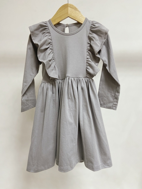 Pronta entrega - Vestido babados kids manga longa - comprar online