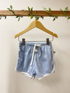 Pronta entrega - Shorts boxer retrô Aqua - comprar online