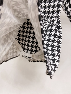 Pronta entrega - Body Vestido manga longa xadrez - loja online