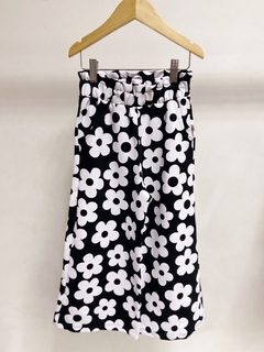 Pronta entrega - Calça pantalona moletinho flowers - loja online