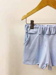 Pronta entrega - shorts bolso lateral Aqua - comprar online