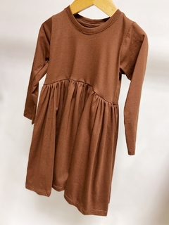 Pronta entrega - Vestido Mullet kids manga longa na internet