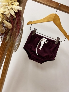 Pronta entrega - Bloomer liso basics vinho - comprar online